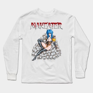 Maneater Anime Style Long Sleeve T-Shirt